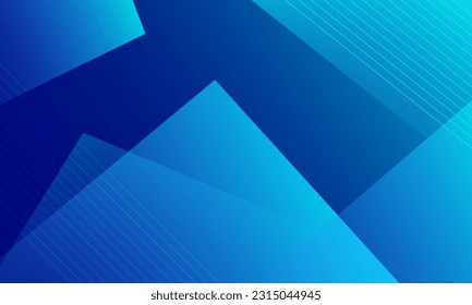 Fondo geométrico azul. Ilustración del vector