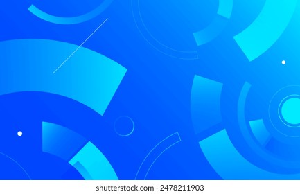 Blauer geometrischer Hintergrund. Vektorillustration