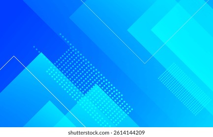 Blue geometric background. Vector illustration
