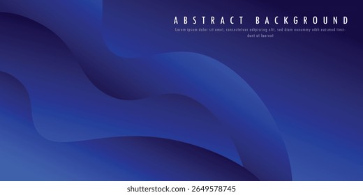 Blauer geometrischer Hintergrund. Vektorgrafik, abstrakter blauer Hintergrund. Dynamische Formenzusammensetzung. EPS 10, Vektor