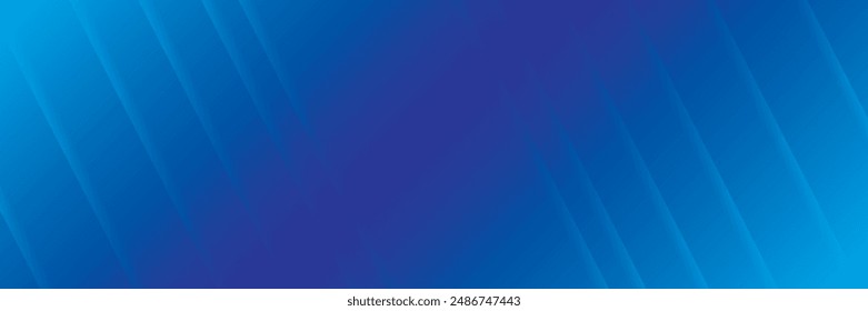 blue geometric banner background. Abstract business long banner template. vektor
