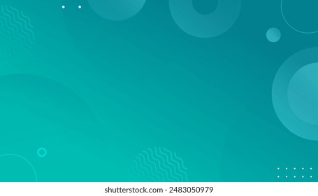 Fondo de Formas de círculo geométrico azul. Concepto moderno para el Diseño gráfico, fondo, cartel, Ilustración vectorial
