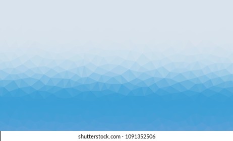 Blue geometric designs. Vector, multicolor geometric background. Triangles, triangulation. Geometric mosaic tile, colored triangles, application in low poly style.