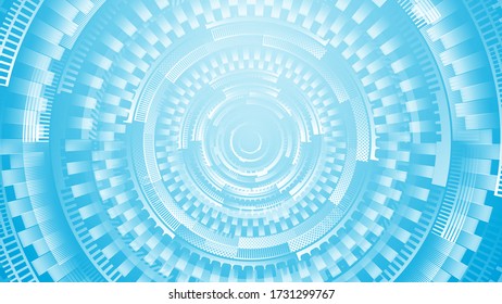 Blue Geometric grid background Modern technology abstract vector texture 
