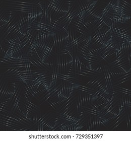 blue geometric line ,black background