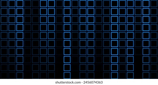 Blue geometric linear squares abstract futuristic modern background. Vector design