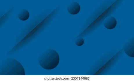 Blauer, geometrischer, moderner Vektorhintergrund. Blaue abstrakte Linie und Form Vektorgrafik-Vorlage Tapete, Hintergrund, Banner, Flyer, Karte, etc. Vorlage Hintergrund-Präsentation.