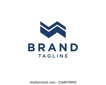 Blue Geometric Origami House Real Estate Logo. Construction Architecture Building Logo Design Template Element.
