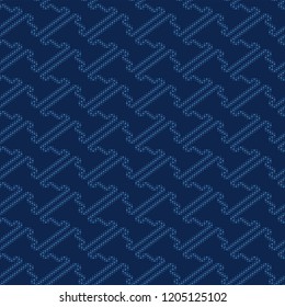 Blue geometric pattern background