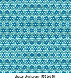 blue geometric pattern background. Simple mosaic design