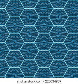 blue geometric  pattern  background vector illustration.