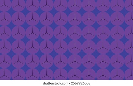 A blue geometric pattern with diamonds on a dark backgroun