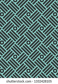 blue geometric pattern. editable vector and background.