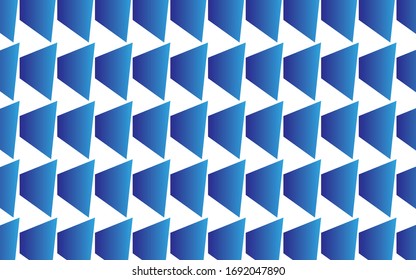 Blue geometric pattern, modern decorative illustration, vector background