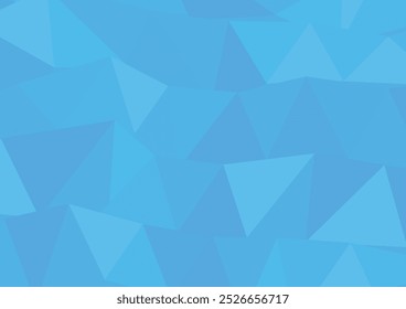 Blue Geometric Pattern Polygon Mosaic Abstract Background