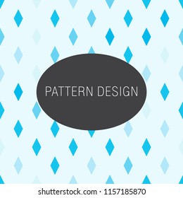 Blue Geometric pattern, seamless background, can use for design, vector.
