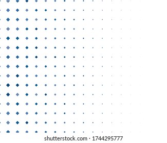 Blue geometric pattern with small and large rhombuses. Design element for web banners, posters, cards, wallpapers, backdrops, panels. Vector illustration