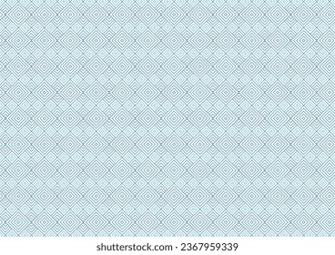 Blue geometric pattern square decoration layer minimal background. vector illustration.