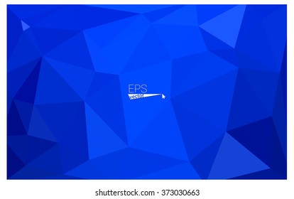 Blue geometric rumpled triangular low poly origami style gradient illustration graphic background. Vector polygonal design for your business. Blue geometric rumpled triangular low poly origami style gradient illustration graphic background. Vector polygonal design for your business.