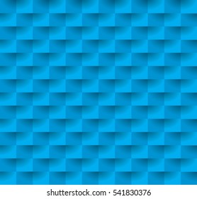 Blue geometric seamless background. 