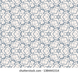Blue geometric seamless pattern. Abstract background. Vector seamless pattern