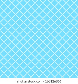 Blue geometric seamless texture. Vector background