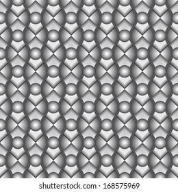 Blue geometric seamless texture. Vector background