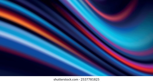 Fondo de tecnología abstracta de forma geométrica azul