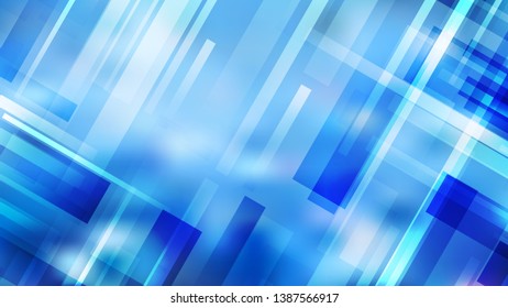 Blue Geometric Shapes Background Vector Graphic