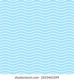 Blue geometric simple line wave pattern