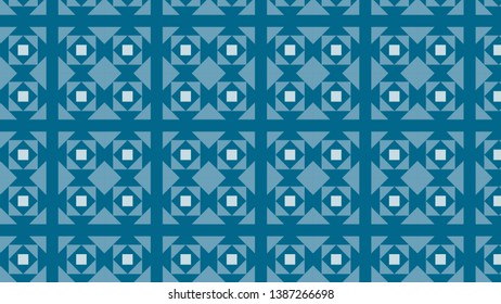 Blue Geometric Square Pattern Background Stock Vector (Royalty Free ...