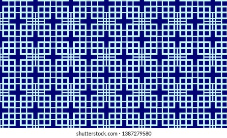 Blue Geometric Square Pattern Background