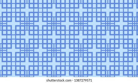Blue Geometric Square Pattern Vector