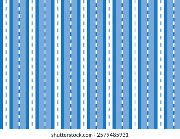 Blue geometric stripes seamless pattern design for wallpaper, wrapping paper, and more