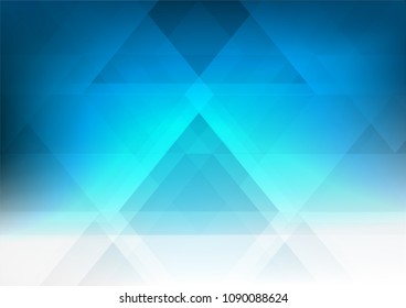 Blue geometric style gradient illustration graphic abstract background. Vector geometric background design for your business