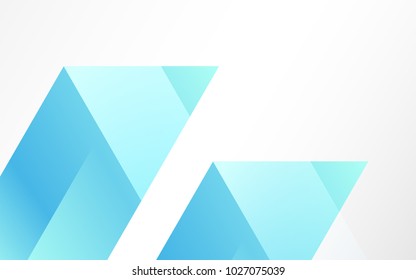 Blue geometric technological background. Template brochure and layout design