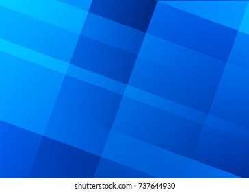 Blue geometric technological background Template brochure and layout design