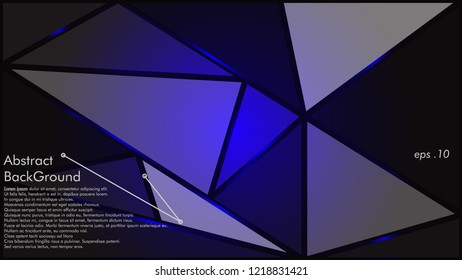 blue geometric texture. Abstract background vector can be used in cover design, book design, website background, banner, poster, advertising.
