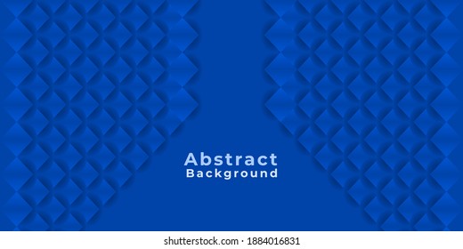 Blue geometric texture abstract background, paper art style. Very suitable for posters, flyers, banner, websites, cover design, etc. Vector illustration