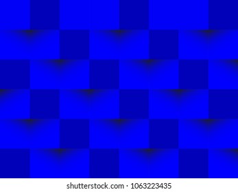 Blue geometric texture. Vector background can be used in cover design, CD cover, book design, website background, advertising. White seamless texture with shadow.