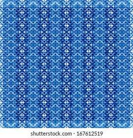 Blue geometric texture. Vector background