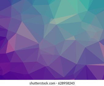 blue geometric triangular polygonal background