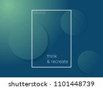 Blue Geometric Vector Background - Circles and Lines Composition - EPS10 Illustration