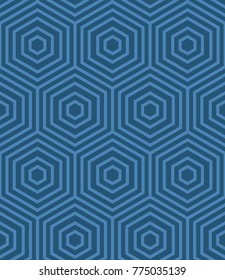 Blue Geometric Vector Pattern
Seamless business hexagon technology science it background