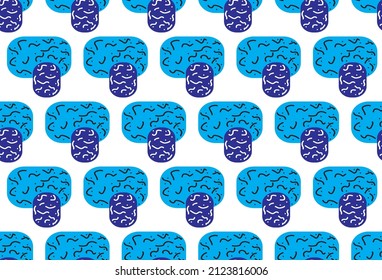 blue geometric vector seamless design