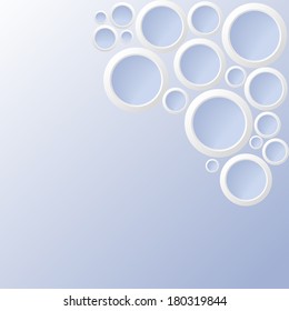Blue  geometrical abstract background 