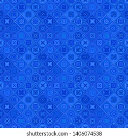 Blue geometrical abstract diagonal shape pattern - vector mosaic tile background graphic design