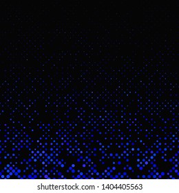 Blue geometrical abstract dot pattern background - vector design