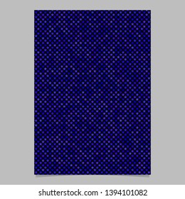 Blue geometrical pentagram star shape pattern background brochure template design