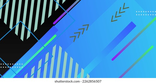 Blue geometry background vector design